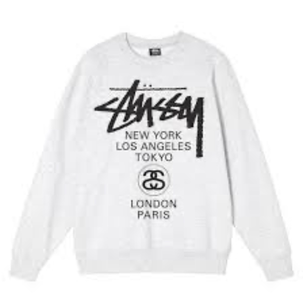Stussy world tour sweatshirt